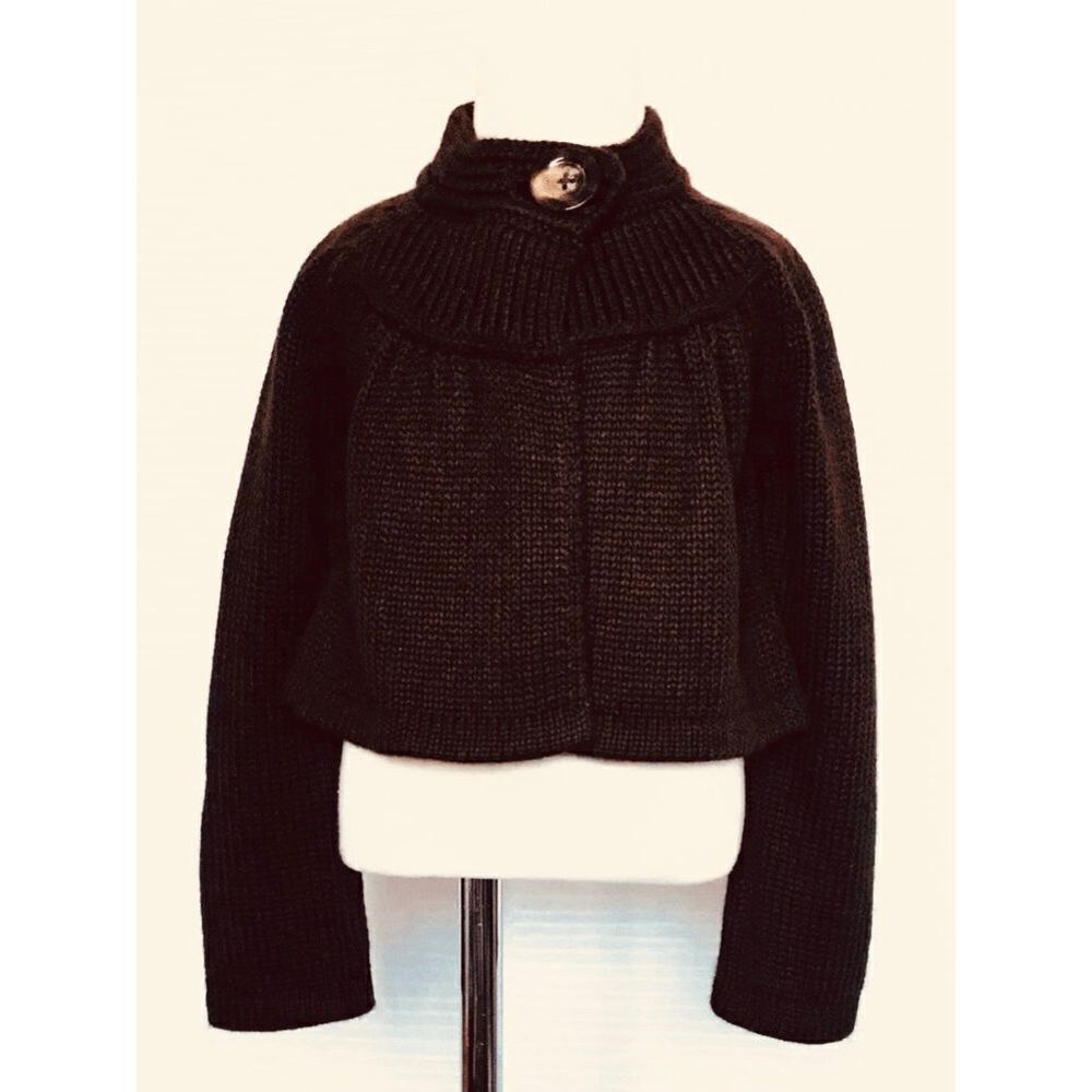 NEW GAP KIDS Girls 4/5 Brown Chunky Bolero Sweater